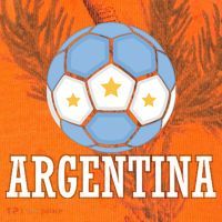 Argentina Soccer Fan Apparel Kati Licensed 12" Camo Cuffed Beanie thumb 2
