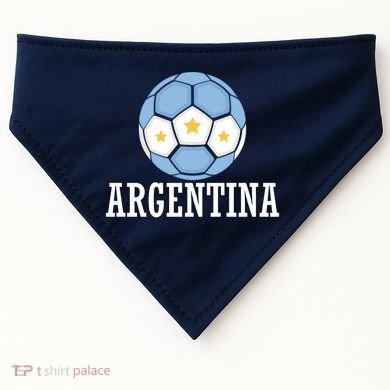 Argentina Soccer Fan Apparel USA-Made Doggie Bandana