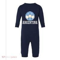 Argentina Soccer Fan Apparel Infant Fleece One Piece thumb 0