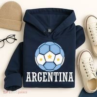 Argentina Soccer Fan Apparel Hoodie thumb 4