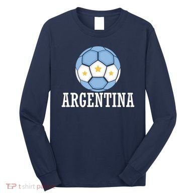 Argentina Soccer Fan Apparel Long Sleeve Shirt