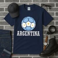 Argentina Soccer Fan Apparel Tall T-Shirt thumb 3