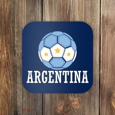 Argentina Soccer Fan Apparel Coaster