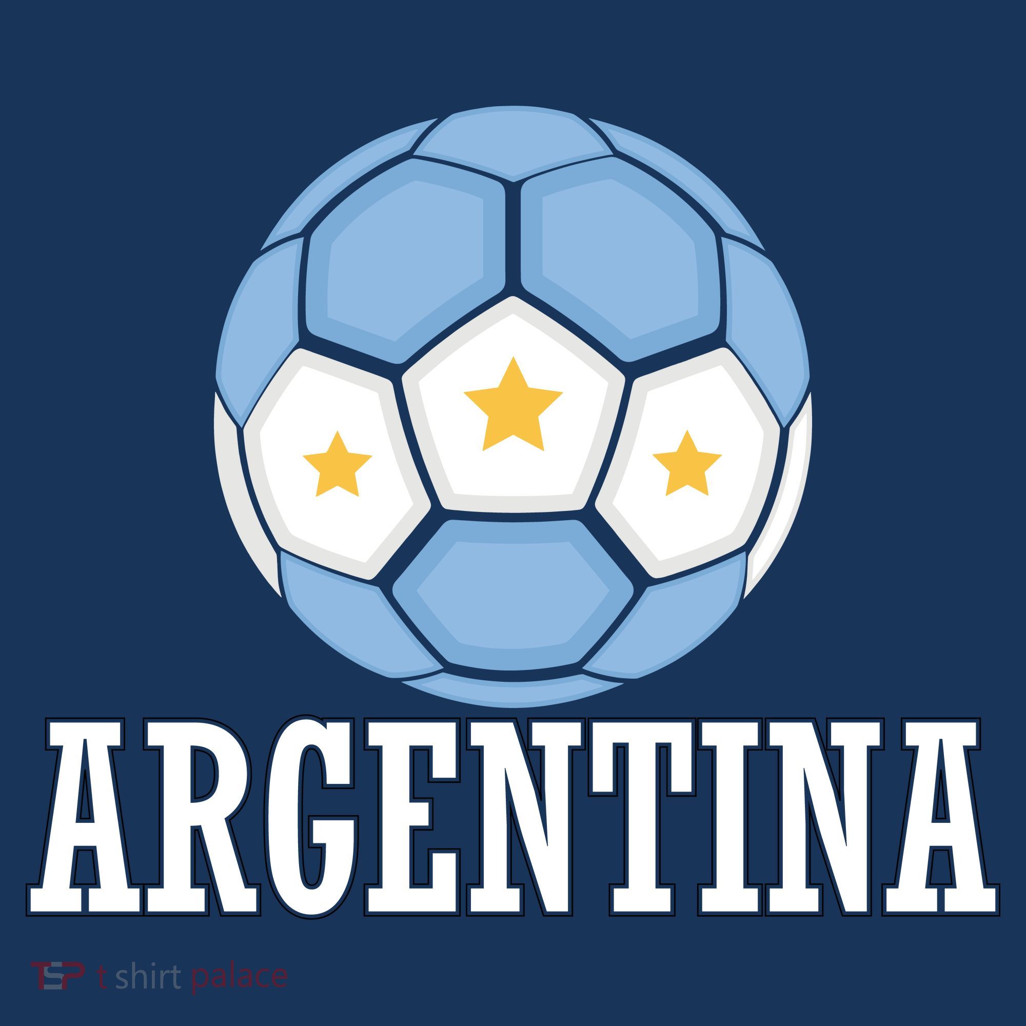 Argentina Soccer Fan Apparel Coaster