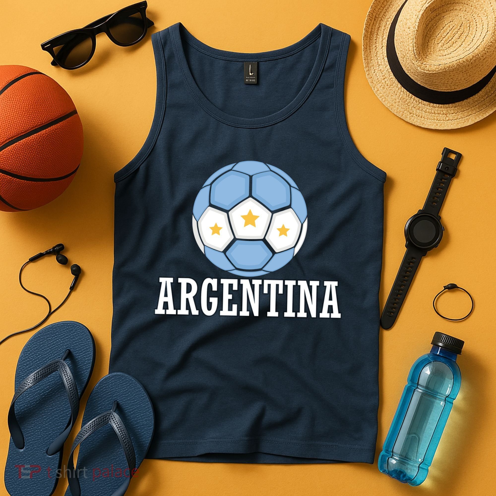 Argentina Soccer Fan Apparel Tank Top