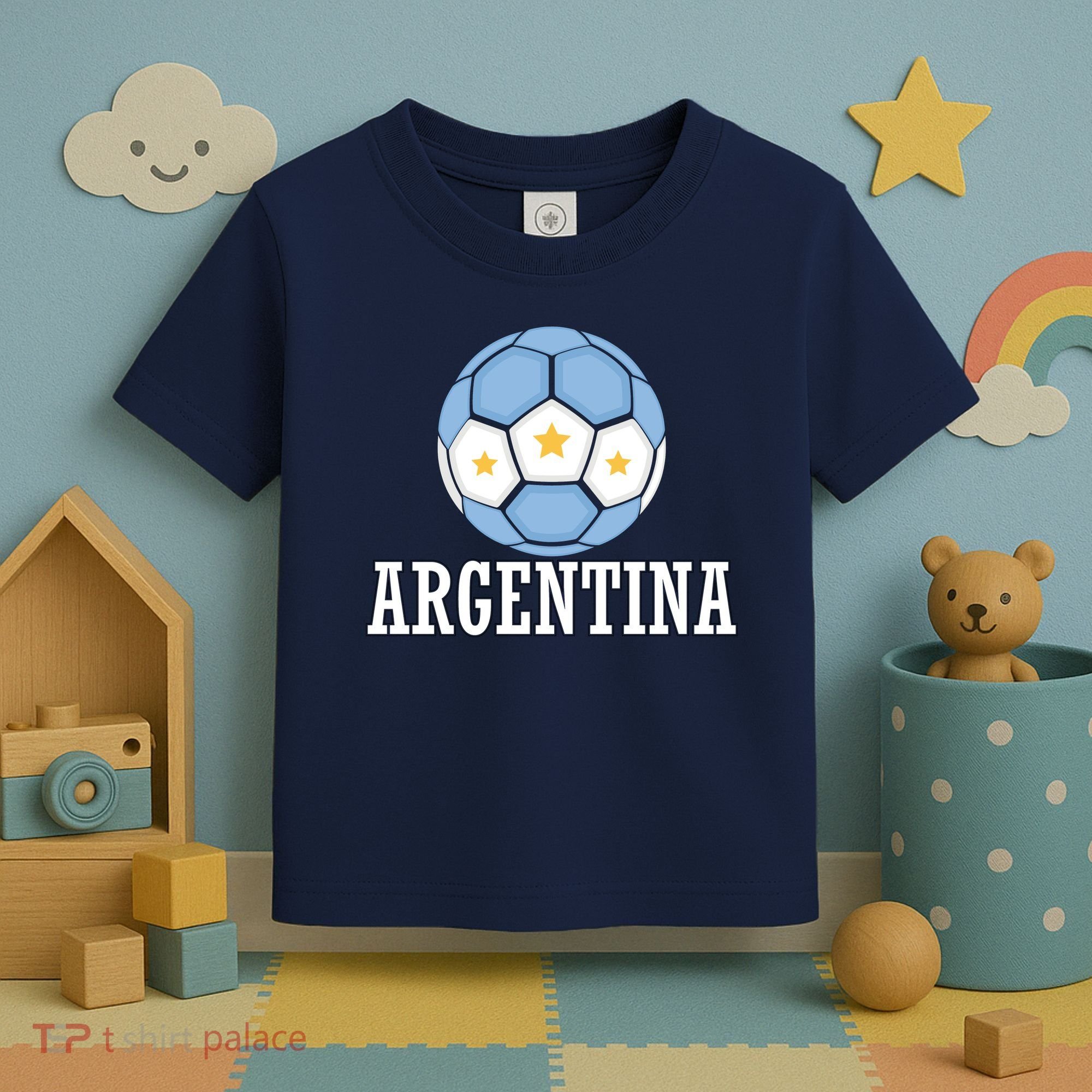 Argentina Soccer Fan Apparel Toddler T-Shirt