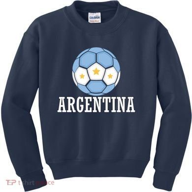 Argentina Soccer Fan Apparel Kids Sweatshirt