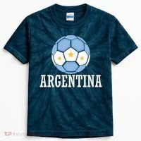 Argentina Soccer Fan Apparel Kids Tie-Dye T-Shirt thumb 0