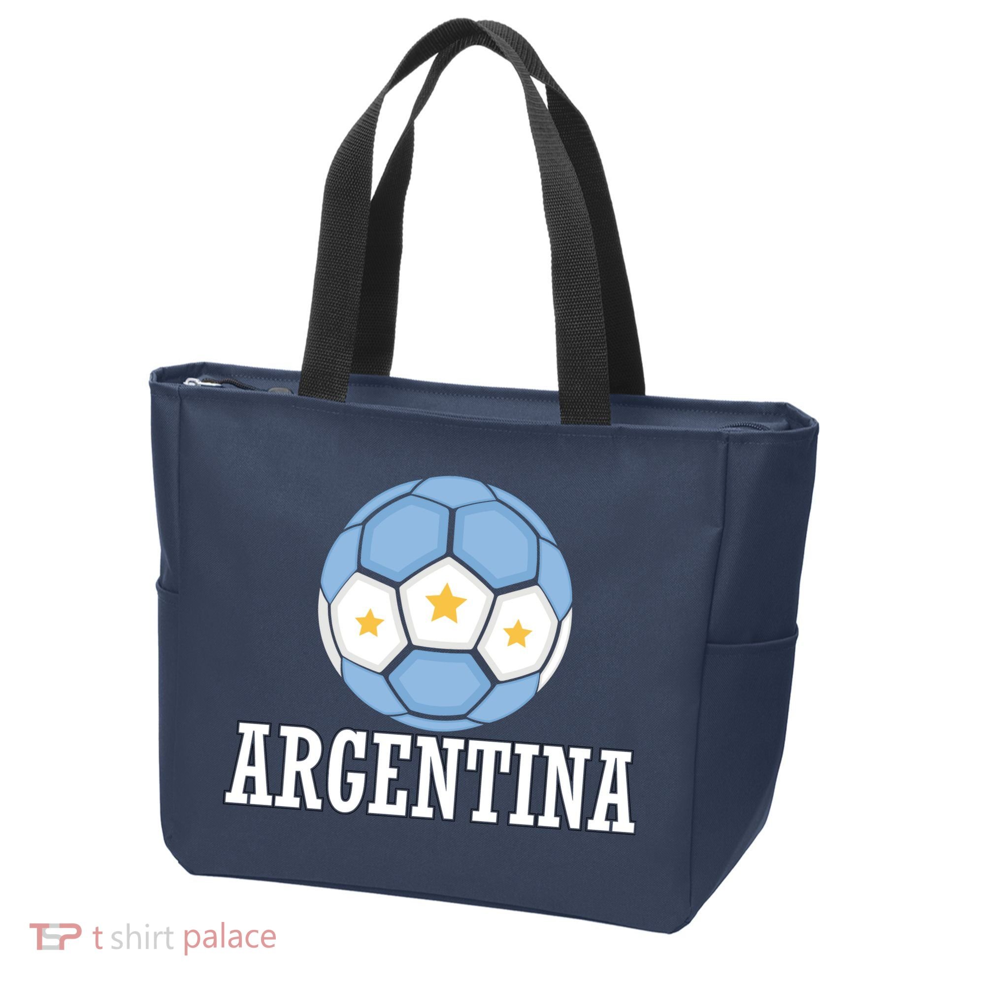 Argentina Soccer Fan Apparel Tote Bag
