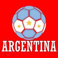 Argentina Soccer Fan Apparel Santa Hat thumb 1