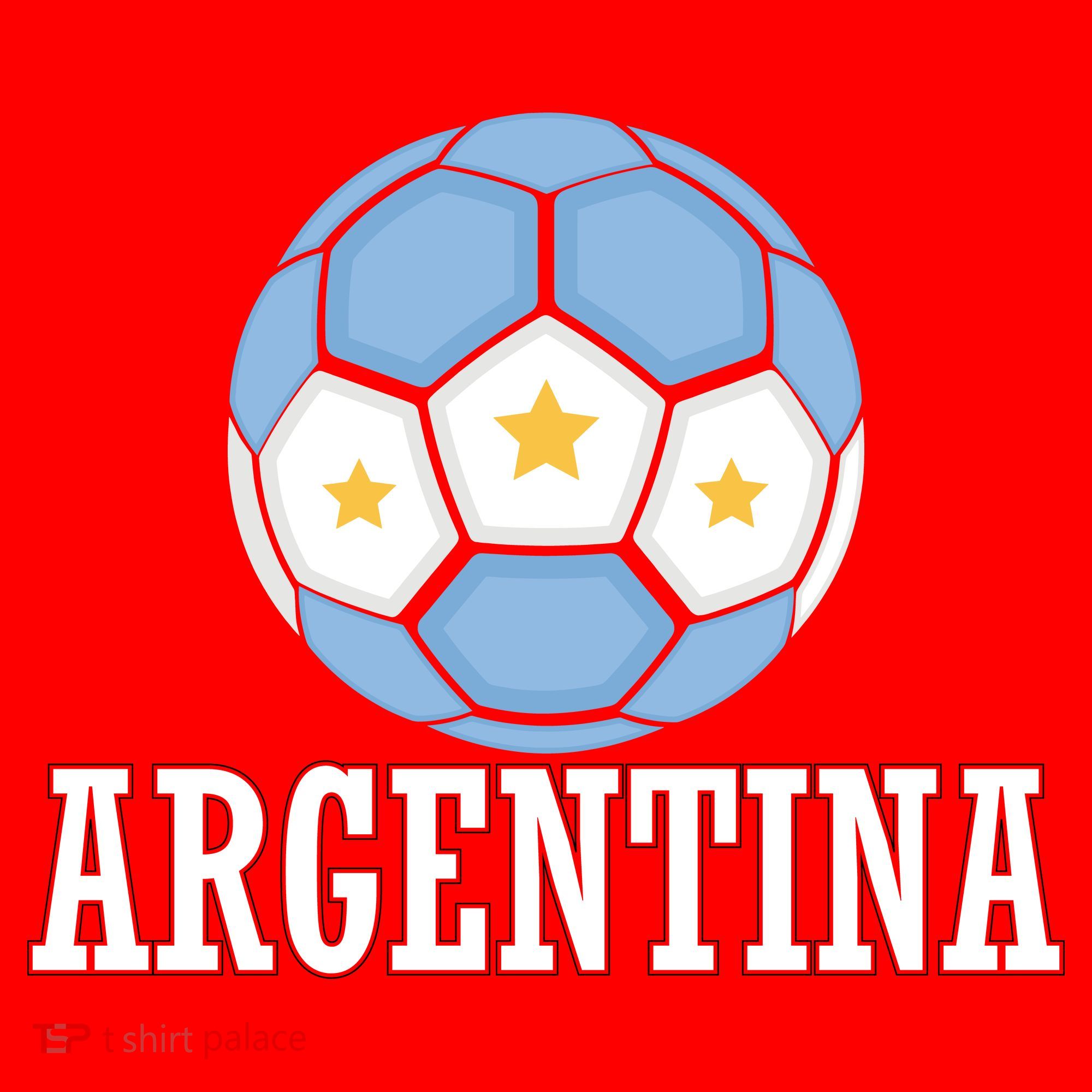Argentina Soccer Fan Apparel Santa Hat