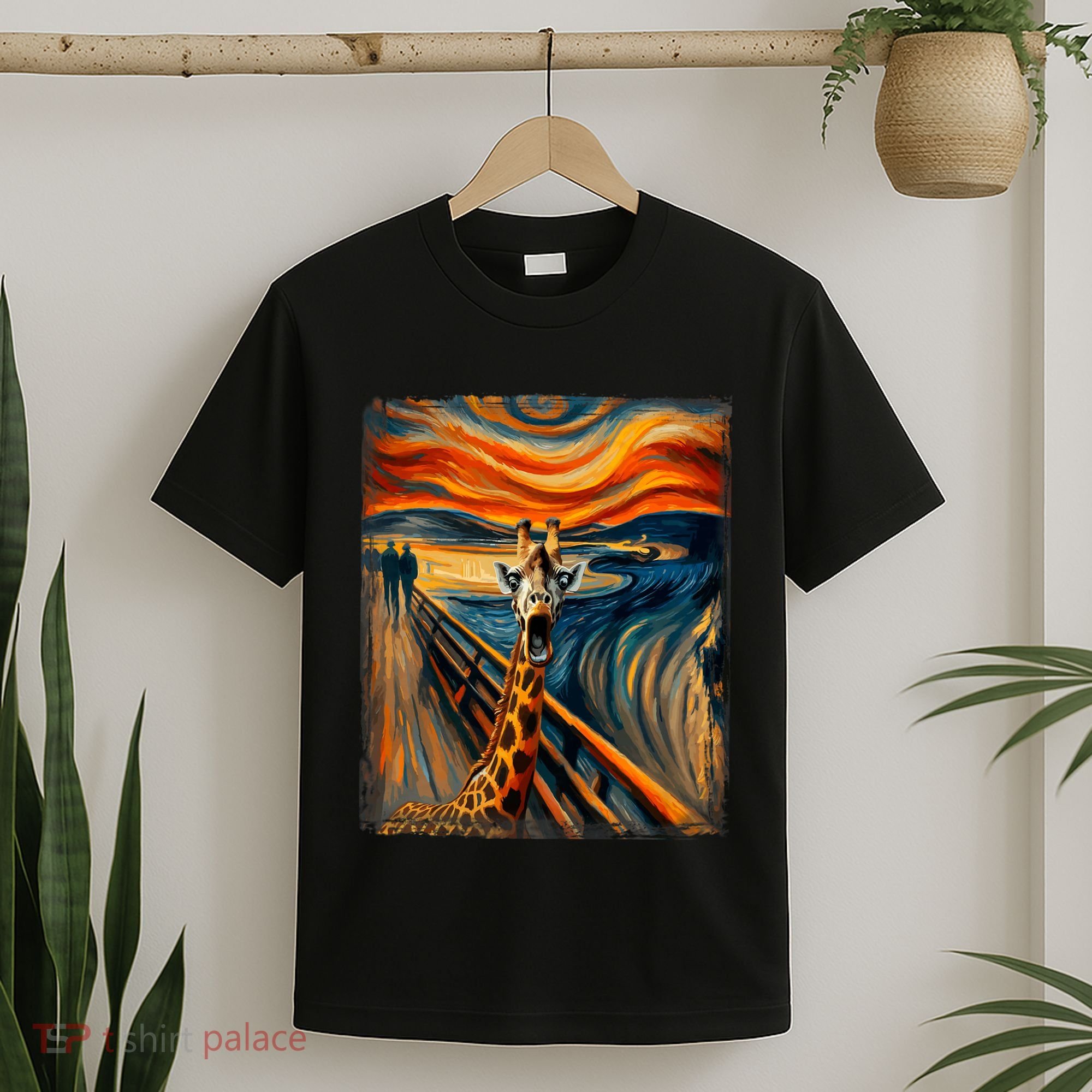 Artsy Scream For Giraffe Lovers Artistic Giraffe T-Shirt