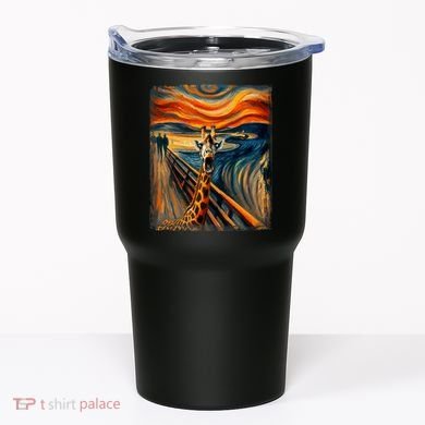 Artsy Scream For Giraffe Lovers Artistic Giraffe Tumbler