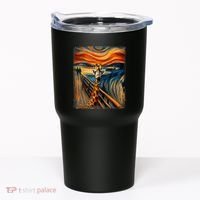 Artsy Scream For Giraffe Lovers Artistic Giraffe Tumbler thumb 0