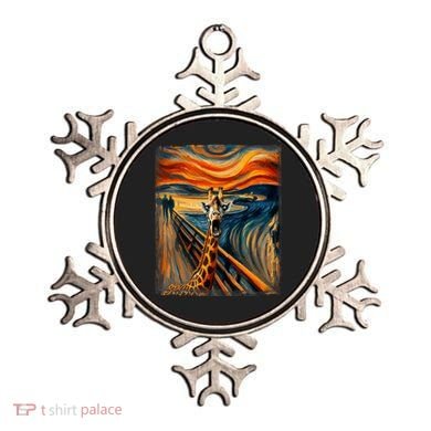 Artsy Scream For Giraffe Lovers Artistic Giraffe Ornament