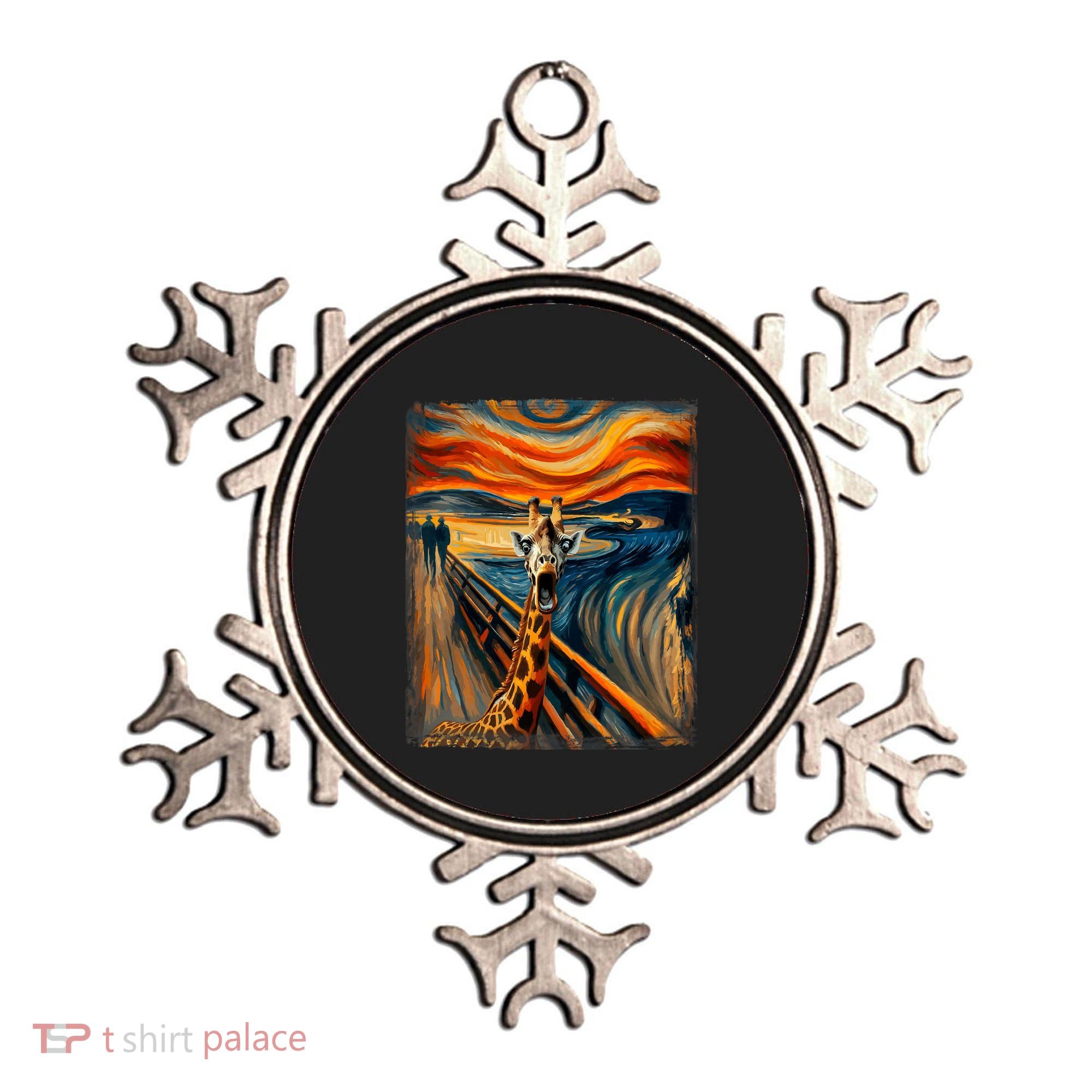 Artsy Scream For Giraffe Lovers Artistic Giraffe Ornament