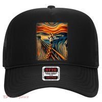 Artsy Scream For Giraffe Lovers Artistic Giraffe Hat thumb 0