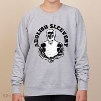 Abolish Sleevery Funny Abraham Lincoln Free The Sleeves Tank Top Women's Sweatshirt thumb 0