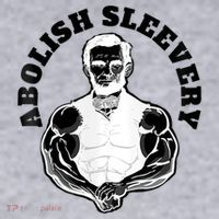Abolish Sleevery Funny Abraham Lincoln Free The Sleeves Tank Top Women's Sweatshirt thumb 2