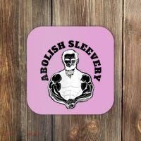 Abolish Sleevery Funny Abraham Lincoln Free The Sleeves Tank Top Coaster thumb 0