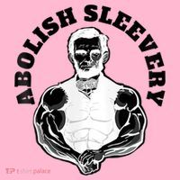 Abolish Sleevery Funny Abraham Lincoln Free The Sleeves Tank Top Coaster thumb 2