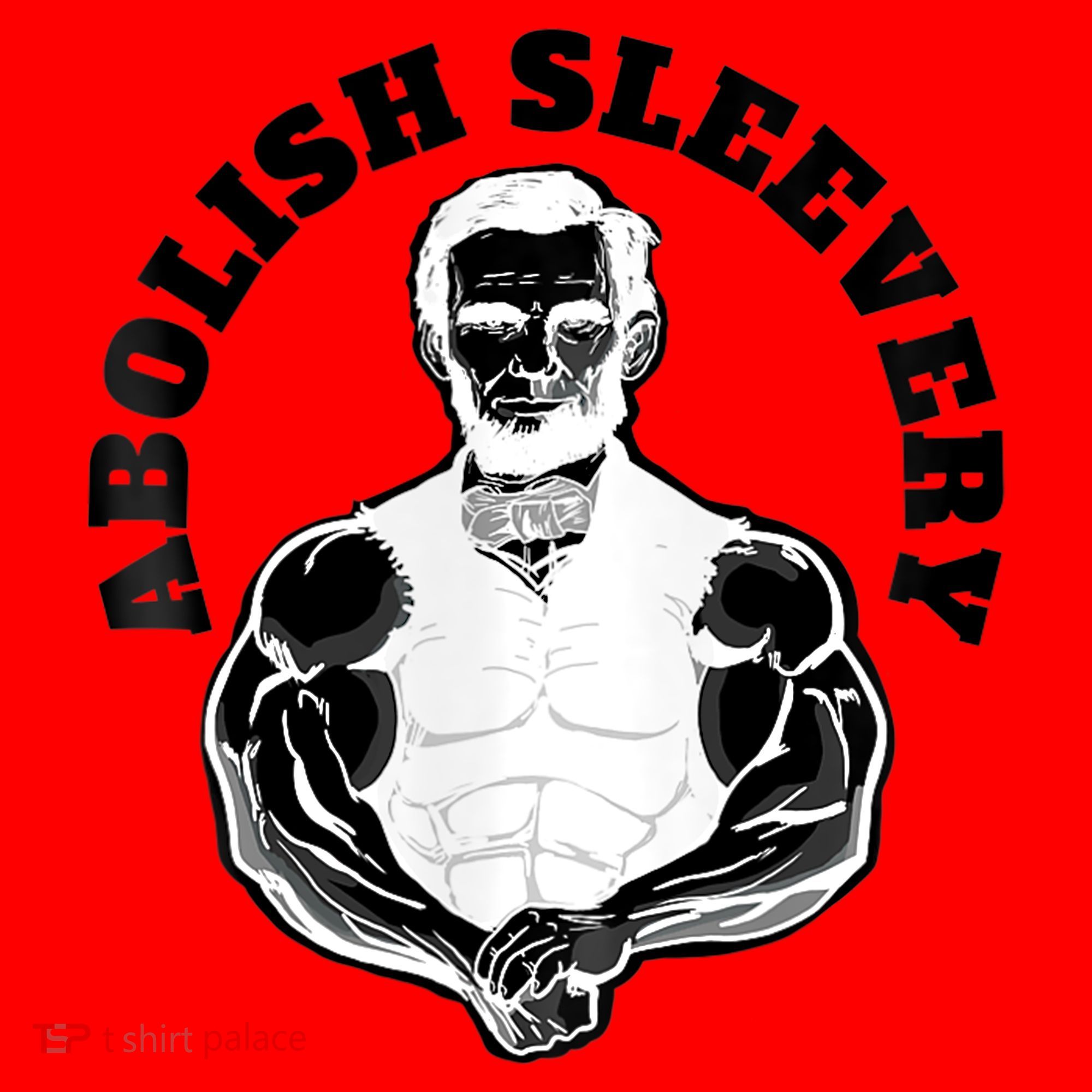 Abolish Sleevery Funny Abraham Lincoln Free The Sleeves Tank Top Santa Hat