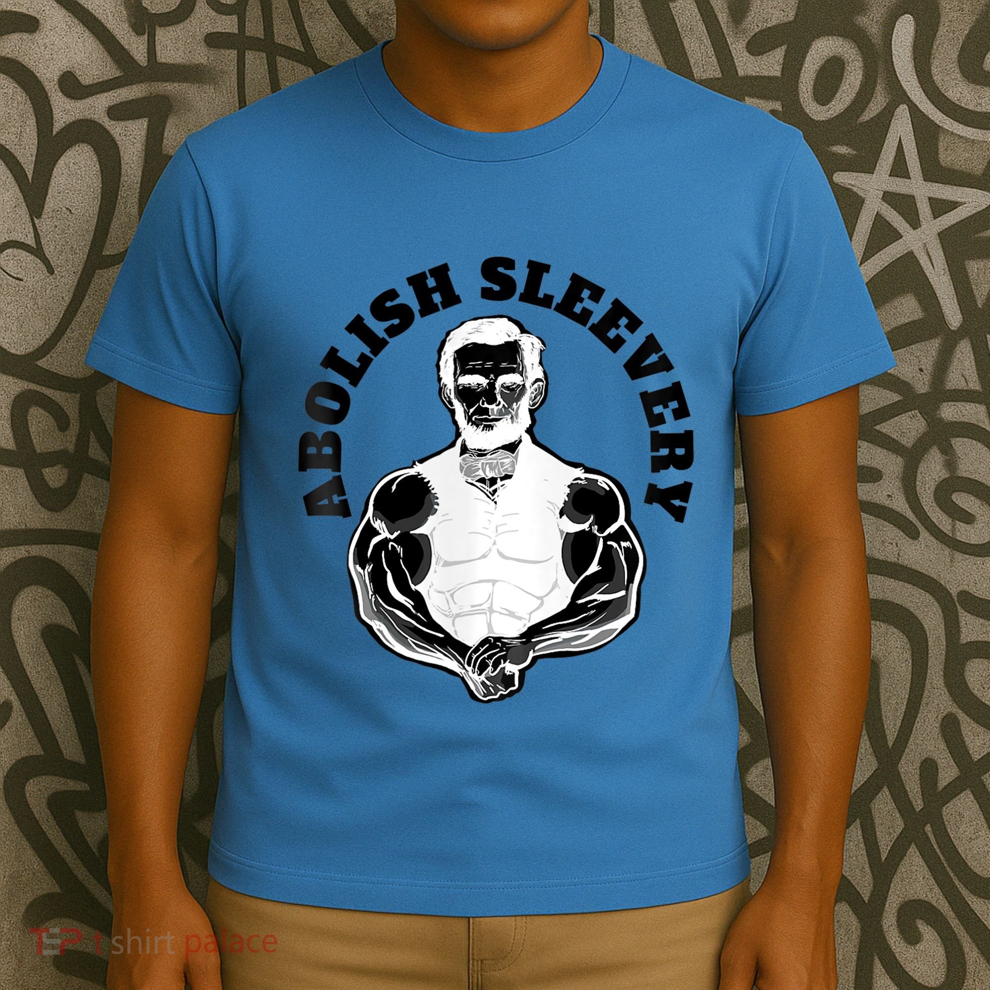 Abolish Sleevery Funny Abraham Lincoln Free The Sleeves Tank Top T-Shirt