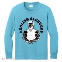 Abolish Sleevery Funny Abraham Lincoln Free The Sleeves Tank Top Kids Long Sleeve Shirt thumb 0