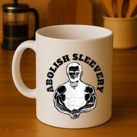 Abolish Sleevery Funny Abraham Lincoln Free The Sleeves Tank Top Coffee Mug thumb 4