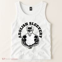 Abolish Sleevery Funny Abraham Lincoln Free The Sleeves Tank Top Tank Top thumb 2