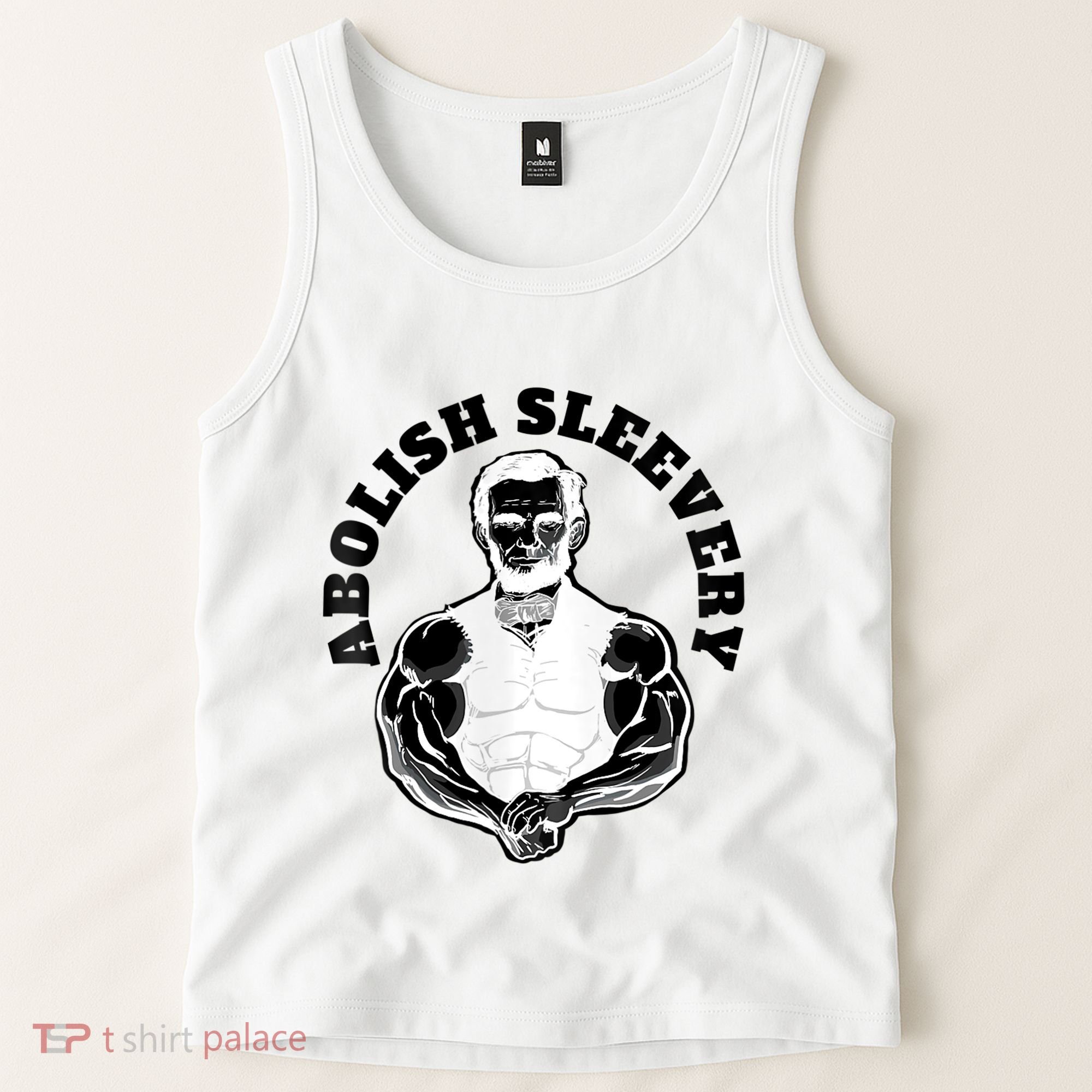 Abolish Sleevery Funny Abraham Lincoln Free The Sleeves Tank Top Tank Top