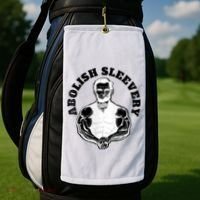 Abolish Sleevery Funny Abraham Lincoln Free The Sleeves Tank Top Golf Towel thumb 2