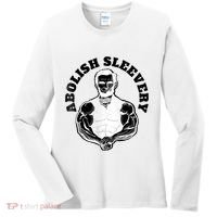 Abolish Sleevery Funny Abraham Lincoln Free The Sleeves Tank Top Women's Long Sleeve Shirt thumb 0
