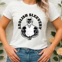 Abolish Sleevery Funny Abraham Lincoln Free The Sleeves Tank Top Women's T-Shirt thumb 2