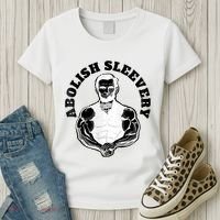 Abolish Sleevery Funny Abraham Lincoln Free The Sleeves Tank Top Women's T-Shirt thumb 3