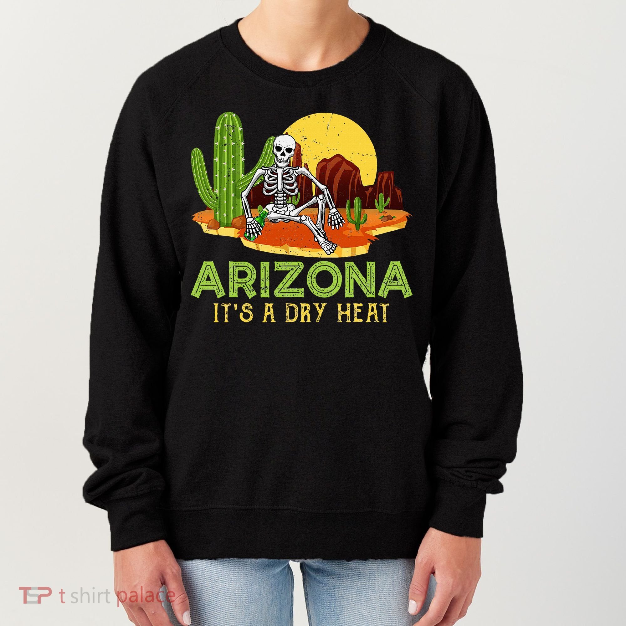 Arizona Skeleton Funny Arizona American Women's Sweatshirt