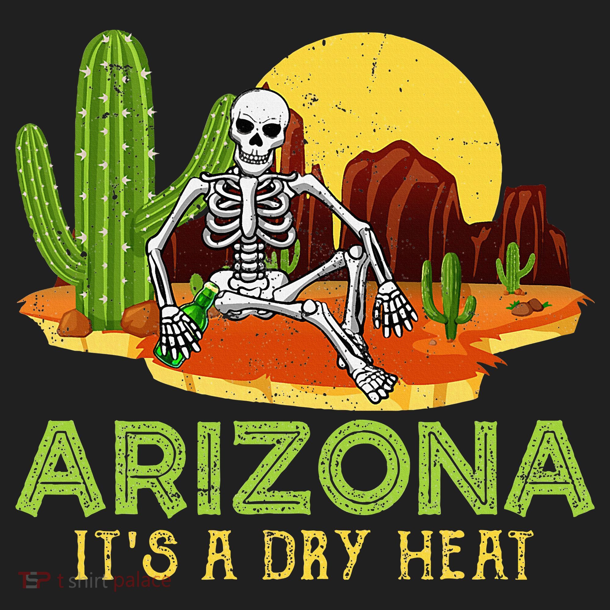 Arizona Skeleton Funny Arizona American Women's Sweatshirt