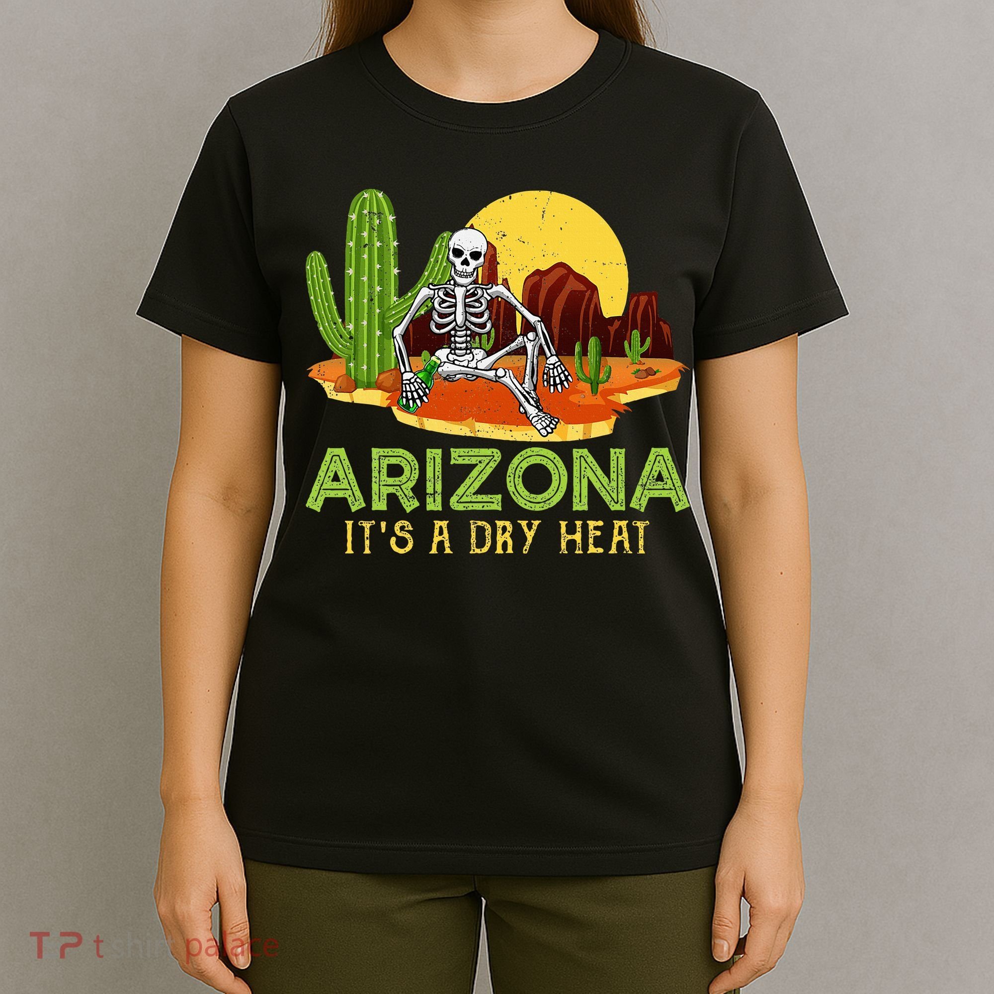 Arizona Skeleton Funny Arizona American T-Shirt