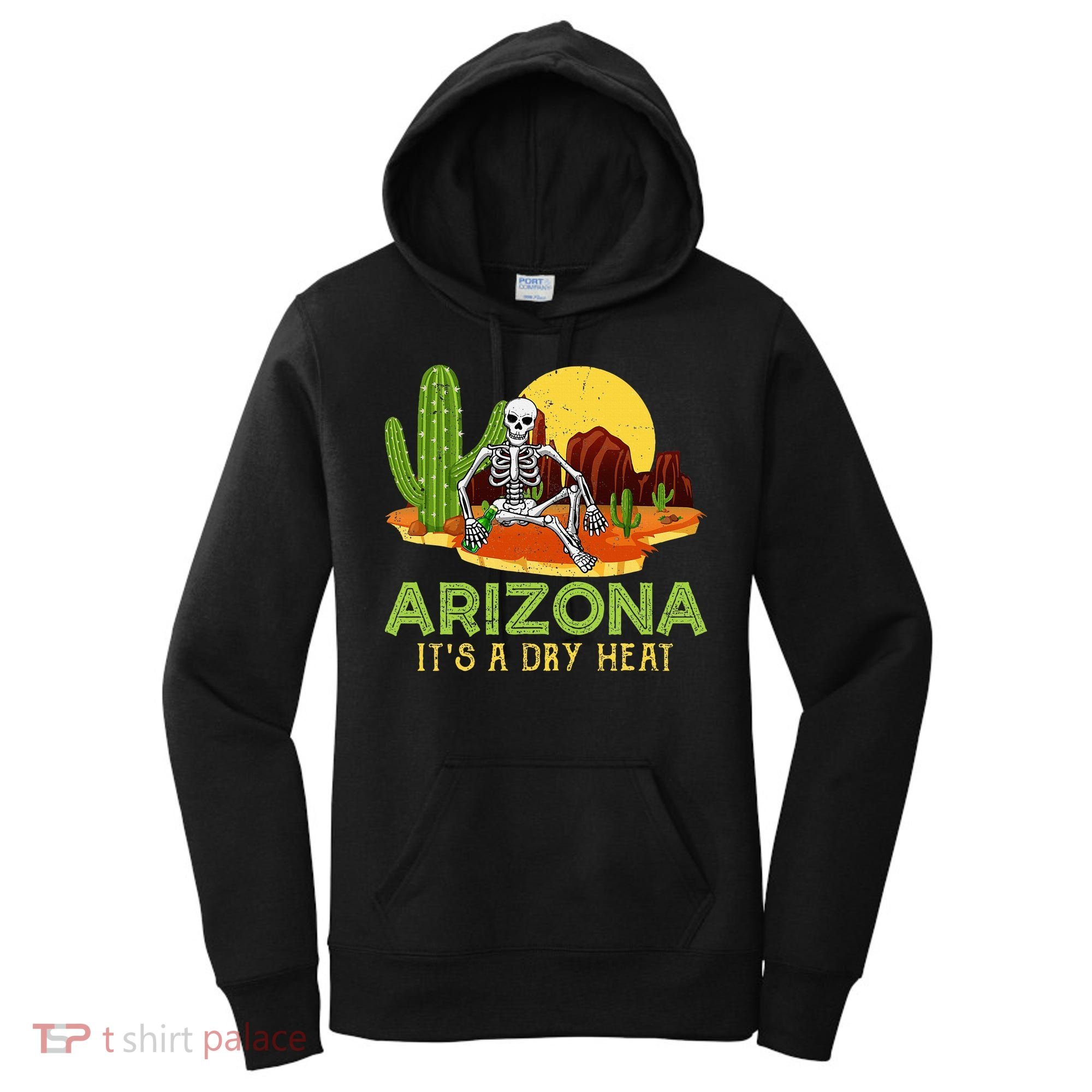 Arizona Skeleton Funny Arizona American Women's Hoodie