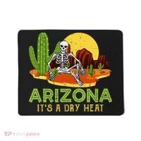 Arizona Skeleton Funny Arizona American Mousepad thumb 0