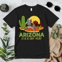 Arizona Skeleton Funny Arizona American Premium T-Shirt thumb 2