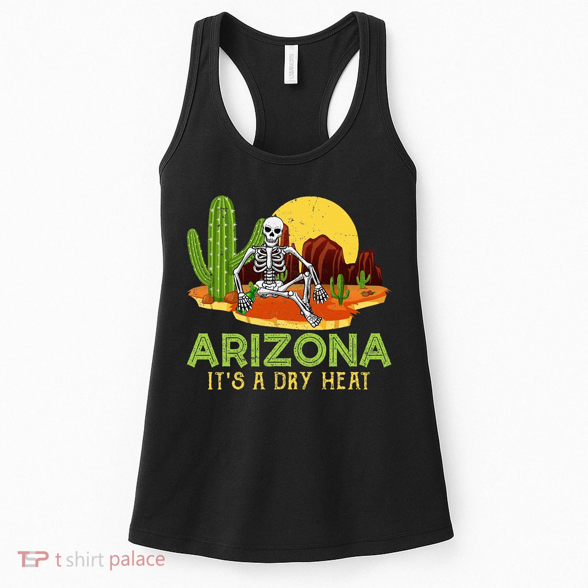 Arizona Skeleton Funny Arizona American Women's Tank Top