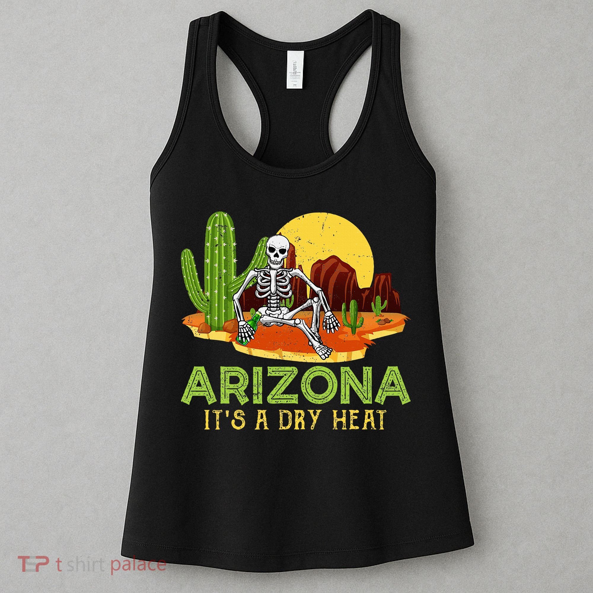 Arizona Skeleton Funny Arizona American Women's Tank Top