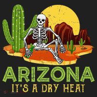 Arizona Skeleton Funny Arizona American Hat thumb 2