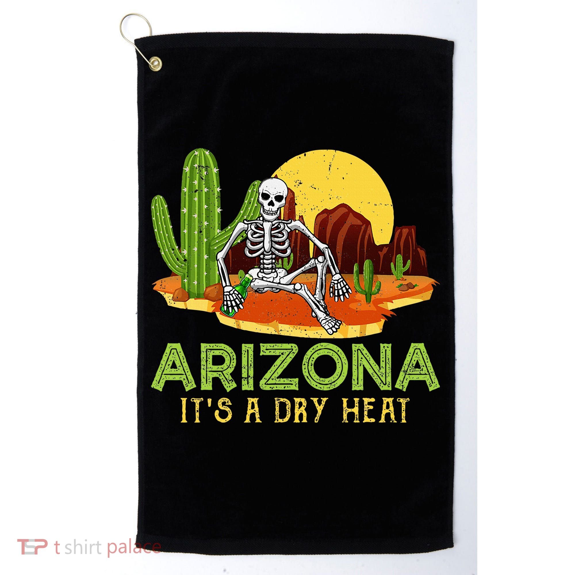 Arizona Skeleton Funny Arizona American Golf Towel