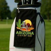 Arizona Skeleton Funny Arizona American Golf Towel thumb 2