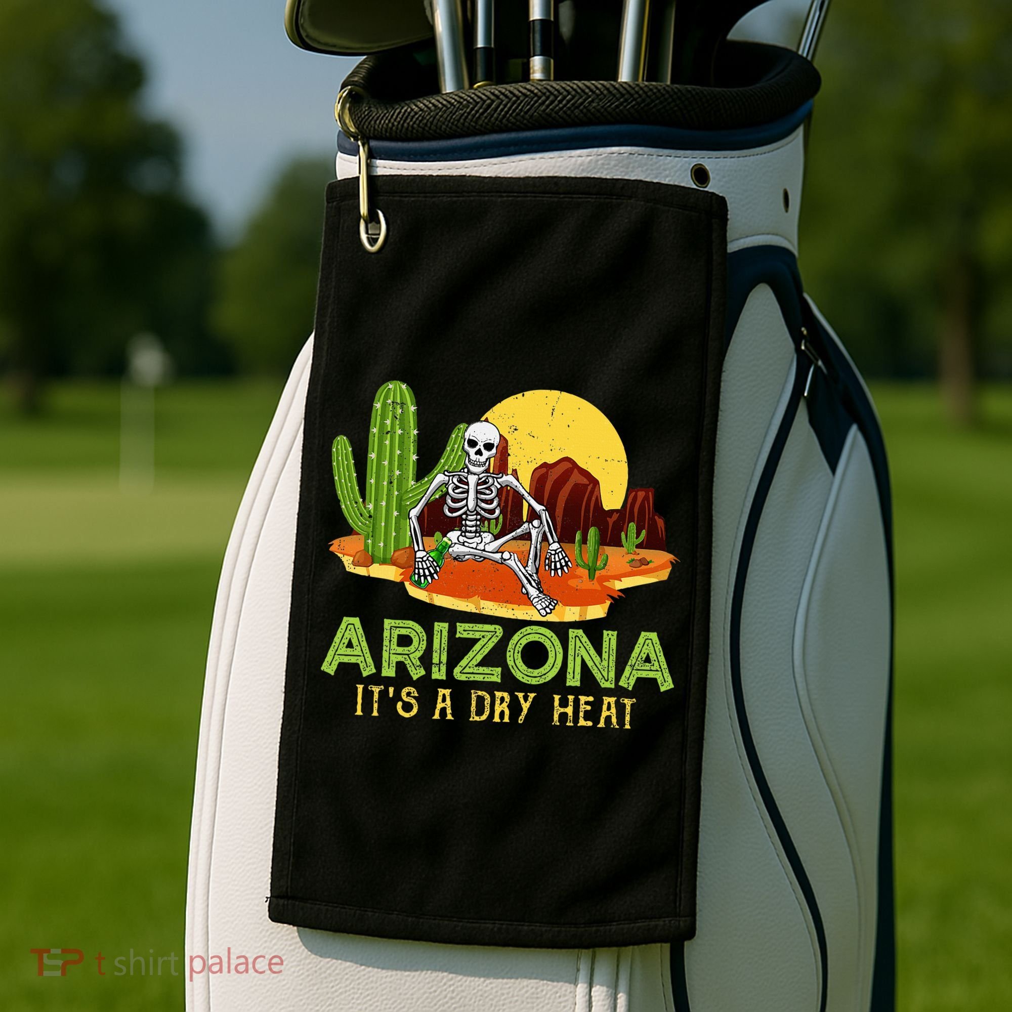 Arizona Skeleton Funny Arizona American Golf Towel
