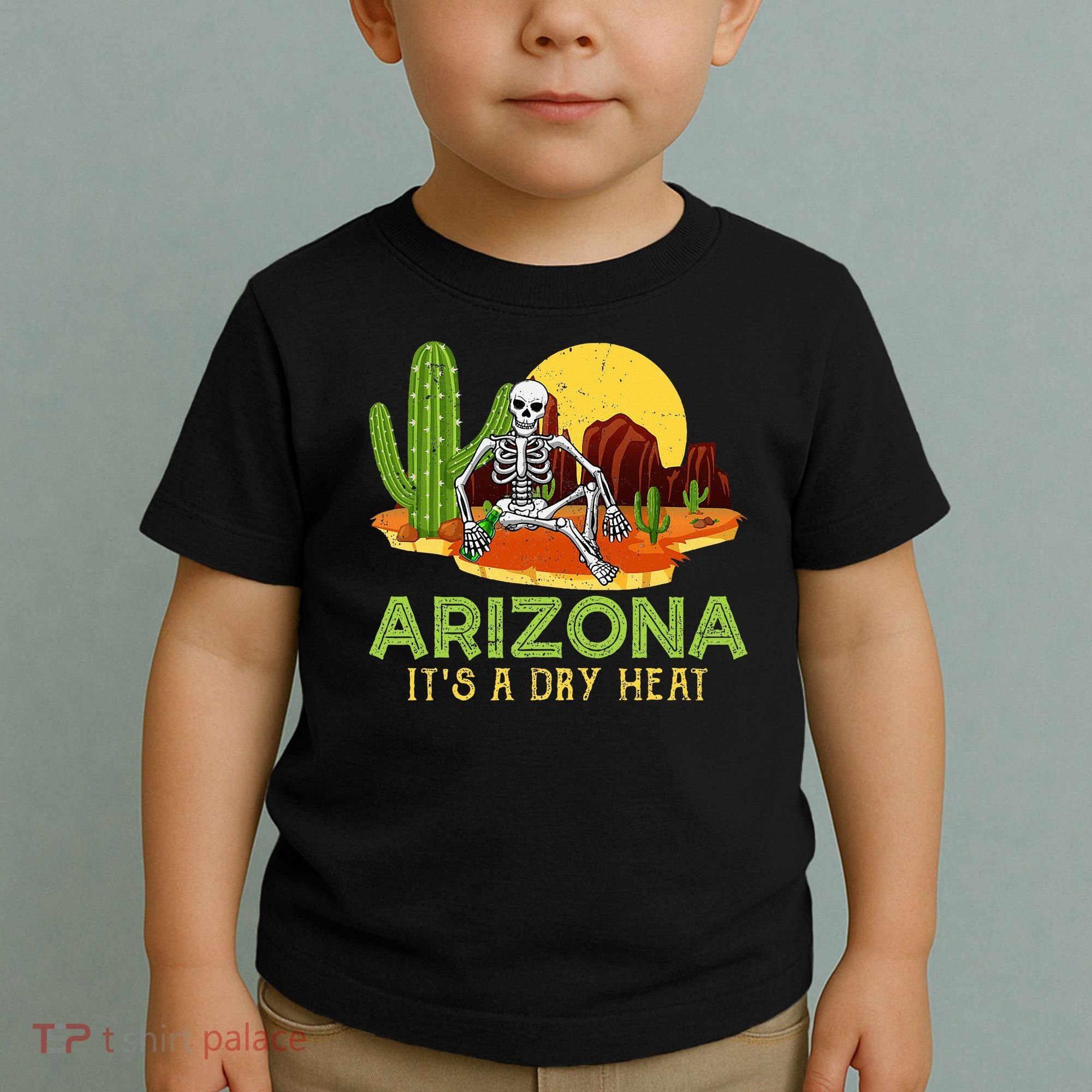 Arizona Skeleton Funny Arizona American Toddler T-Shirt