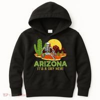 Arizona Skeleton Funny Arizona American Kids Hoodie thumb 0