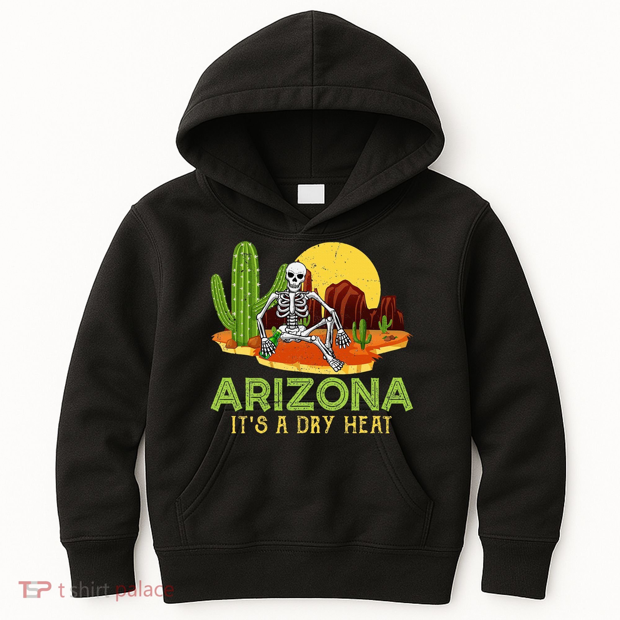 Arizona Skeleton Funny Arizona American Kids Hoodie